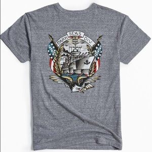 Dark Seas Heather Grey Graphic Tee